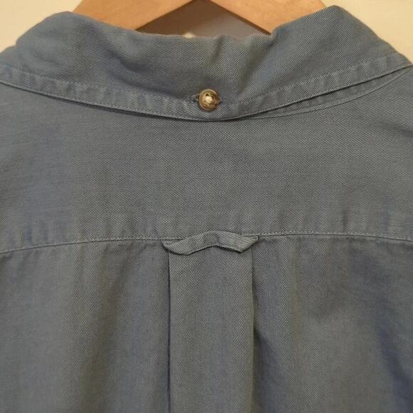 J  Crew Always Chambray Long Sleeve 100% Cotton Button Up Shirt Men's XXL - Picture 6 of 8